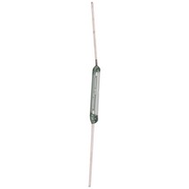 25pcs 리드 유리 마그네틱 유도 스위치 튜브 N / O SPST 300VDC 3x20mm, 하나, 은