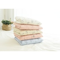 제이앤제나 아기선물 출산선물 아기침대 방수패드, 샤이니핑크