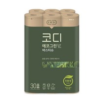 코디 에코그린 바스티슈 롤화장지 30m 30롤 1팩, 상세페이지 참조
