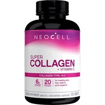 서플리먼트 NEOCELL LABORATORIES 네오셀-I형 III형 슈퍼 코라겐 6000MG 비타민 C들이 정제 120정 [병행, 120 알갱이 X 1_One Color, 상세 설명 참조0