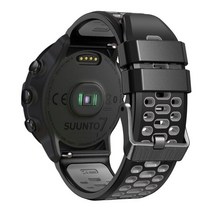 순토 다이빙컴퓨터시계 suunto 9 7 d5suunto spartan sportwrist hrbaro 시계 밴드 팔찌 교체 액세서리용 24mm 스포츠 실리콘 스트랩, h