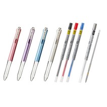 유니 시그노 스타일핏트 젤잉크 리필심 UMR-109 0.38mm, 0 혼합(흑1청1적1샤프리필1+홀더4색퍼플, 1세트