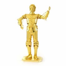 3D메탈퍼즐 입체 금속 퍼즐 성인 집콕 금속아트 starwars 3d 모델 키트 조립 지그소 선물 ​​장난감, 23-c-3po