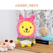 카카오프렌즈 캐릭터인형 7종 정품 카카오프렌즈라이언 어피치 튜브 네오 콘 무지 프로도-60cm 리틀 굿나잇 -25cm 6종류, 스트로베리 무지 25cm