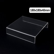 ㄷ형 아크릴 진열대 정사각형 180X180X40mm 전시대 제품진열대, 본상품선택, 쿠팡 1