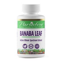 파라다이스 허브 바나바잎 추출물 250mg 60캡슐 180캡슐, 60정, 1개