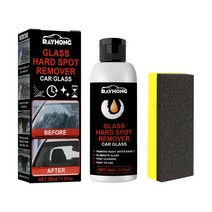 자동차유막제거 자동차 유리 오일 필름 제거 페이스트 50ml 앞 가정용 워터 스팟 Remo R4Q1 용 딥 클리닝 연마 클리너, 01 50ml with sponge