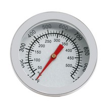 부착형 그릴온도계 (4cm)C 바베큐 훈제 오븐 항아리 카마도 BBQ, 1개