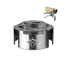오덕이 달린 바람막이 스노우 피크 HOME&CAMP 버너 GS-600 전용 스테인리스제 아웃도어 솔로 캠프, 오덕이 있는 바람막이