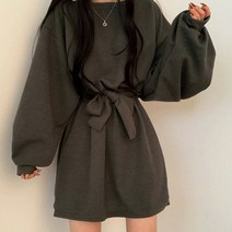 박시핏 3가지색상 간절기 미니 루즈핏 원피스 체형커버 보완