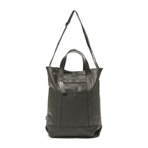 COATED CANVAS 2WAY TOTE BAG 토트백 - BLACK