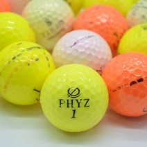 파이즈 컬러 로스트볼 골프공 A- 등급 30알, 파이즈 컬러 A- 30알