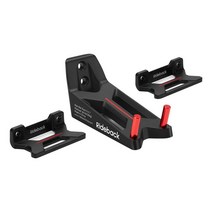 자전거 벽걸이 랙 - 수평 자전거 실내 보관 옷걸이 자전거 벽걸이 형 홀더 차고 아파트용 대형 자전거 벽걸이, 110x70x60mm, 알류미늄, 3PCS 블랙