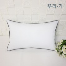 우리가 수제 순면 60수 바이오워싱면삥 알러지케어 푹신한 아동 라텍스 메모리폼 베개커버30x50(커버만)