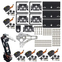 DiyStudio 6 자유도 로봇 팔 DIY 키트 알루미늄 기계식 암 조 Arduinor MG995 서보 드라이브 벌크 (조합해야 함)는 일본어 조립 설명서를 보낼 수 있습니다