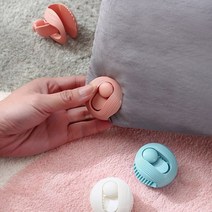 솔솔마켓 집게 귀여운 전기장판 홀더 침대패드고정핀 토퍼, 1개, 안전무침[우유백] - 6개