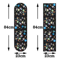 륜 스케이트보드 미끄럼 방지 천 롱보드 사포 스쿠터 그립 테이프 데크 전기 스케이트보드, d