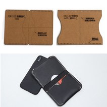 가죽공예키트 DIY 크래프트 종이 템플릿 새로운 실용적인 패션 카드 패키지 지갑 가죽 공예 패턴 스텐실 바, 한개옵션0