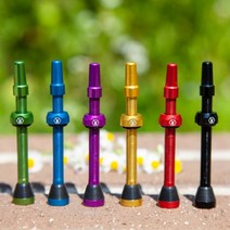 벨로비 튜블리스 자전거 타이어 롱 밸브스템 40 60 80mm, 3. 80mm, 그린
