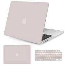 Seorsok 맥북 에어 15인치 케이스 2023년 출시 A2941 M2 칩 리퀴드 레티나 디스플레이 터치 ID 초박형 노트북 플라스틱 하드 쉘 케이스 및 키보드 커버 락 그, Rock grey