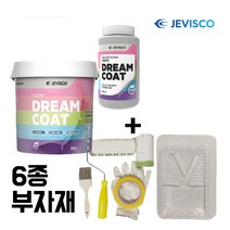 제비스코 드림코트 페인트세트 친환경 벽지페인트 셀프페인트 DIY 수성페인트, 14.에그쉘광 밀키 베이지 1.0L+부자재세트