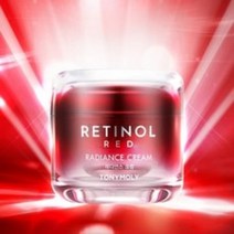 TONYMOLY 토니모리 레드레티놀 래디언스 크림50ml 노화로 빛을 잃은 피부 집중케어 수분보습 탄력 팔자부위 리프팅 깊은주름 개선 토탈 안티에이징 크림, 1개, 50ml