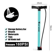 서쪽 자전거 120/160 PSI 공기 스마트 에어 펌프 타이어 전동 에어샥 강철 몸 휴대용 사이클링 핸드 MTB 도로 오토바이 팽창기, 160PSI Pump