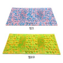 다용도 지압매트 헤라칸(색상랜덤) 69X34cm 1개 *EVA소재로 딱딱한 소재가 아닙니다