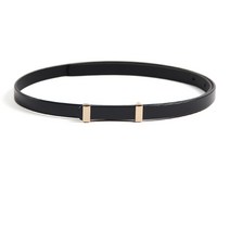 에스랑제이 여성 가죽 슬림 원피스 벨트