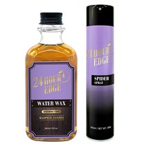 24시간엣지 24시간엣지 헤어세트 (워터왁스 슈퍼하드 300ml + 스프레이 300ml), one, one