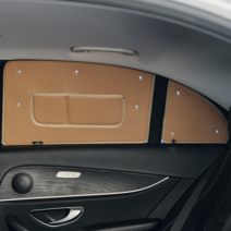 설레노 맞춤형 차량용 햇빛가리개 가죽 암막 커튼 2열 1세트, 트레일블레이저, 1개