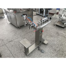 삼면 포장기 탈포기 소분기 스탠딩 테이블이 있는 액체 필러 충전 기계 물 우유 세제 주스 오일 Eliq, 01 110V_03 UK