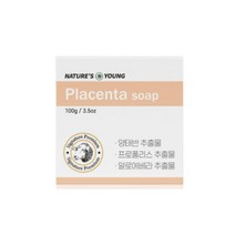 네이쳐스영 양태반 비누 100g 모공 각질 플라센타비누, 100g 5개
