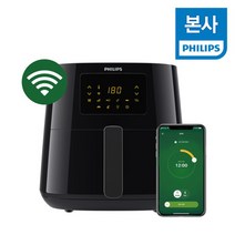 [필립스] PHILIPS 커넥티드 에센셜 에어프라이어 대용량 XL 블랙 앱연동 HD9280, 상세 설명 참조