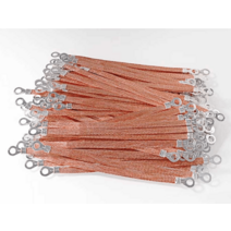 접지케이블 접지선 굴곡형 분전함 외함 절연 케이블, 2.각길이 200mm 100개-팩, 1개