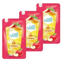 카페스노우 사과 에이드 (230ml X 10)-3개(총 30개) 편의점 아이스티 음료, 230ml