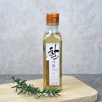 유리병 투명 사각 참기름병 180ml FN180S (원터치캡) 오일용기 소스 양념 포장용기, LDPE캡-골드