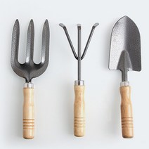 3종 가든삽 원예삽 모종삽 텃밭삽 조경삽 미니 세트 갈고리호미 삼지창 파종삽 _ 22092786EA, 쿠팡 자비샵 본상품선택