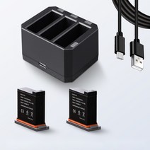 DJI 오즈모 액션 배터리 충전기 세트 OSMO 액션캠, B.배터리2+충전기+연결선