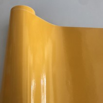자동차랩핑지 카본시트지 랩핑지 인조가죽 시트지 프리미엄 광택 비닐 포장 필름 글로시 로쏘 코르사 레드, 16 Yellow_02 20cm x 152cm