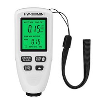 도막측정기 도막두께측정기 HW-300MINI 코팅 자동차 페인트 필름 디지털 자동 게이지 및 차량용 0-2000UM, 1.White