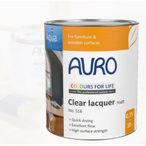 아우로 no.518 투명 무광 래커 바니쉬 375ml, 1개