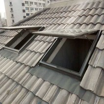 채광창 알루미늄 지붕창 고정형 천창 다락방 옥탑, 80도 개폐형 78x118cm