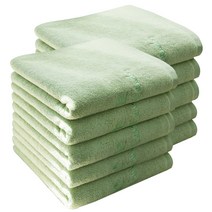 피에르가르뎅 오가닉 뱀부 세면타올 170g 30수 연사, 연두, 10개