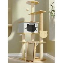 고양이 캣타워 캣트리 하우스 고양이집 스크래처 오르막, E