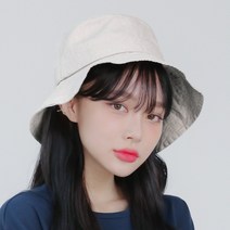 팸드님 마루 커플 버킷햇 라인 벙거지