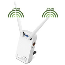 N300 휴대용/와이파이 신호/증폭기/확장기/LG U+/KT/SK/WPS버튼/4dBi 안테나 2개