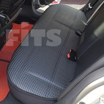 FITS LF소나타 승용/승합 택시차량 뒷좌석 풀커버 방석 시트커버-블랙도트, 블랙도트