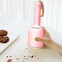 Garrl 미니 무선청소기 지우개 청소기 USB 충전식 2단 조절가능 책상용 핸디청소기 가정용 사무실 휴대용, 핑크
