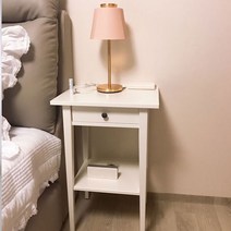 라비쉬홈 [이케아] 503.540.89 HEMNES 헴네스 침대협탁 블랙브라운46x35 cm